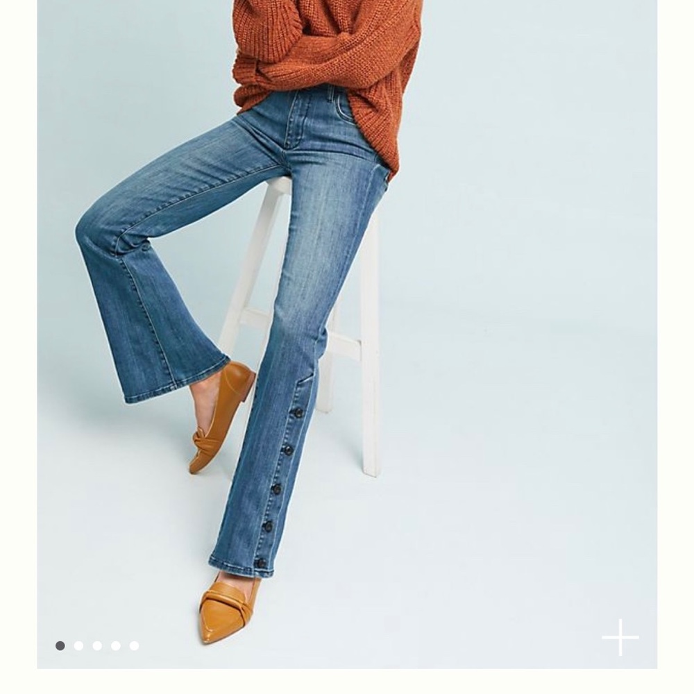 Anthropologie Pilcro High Rise boot cut jeans